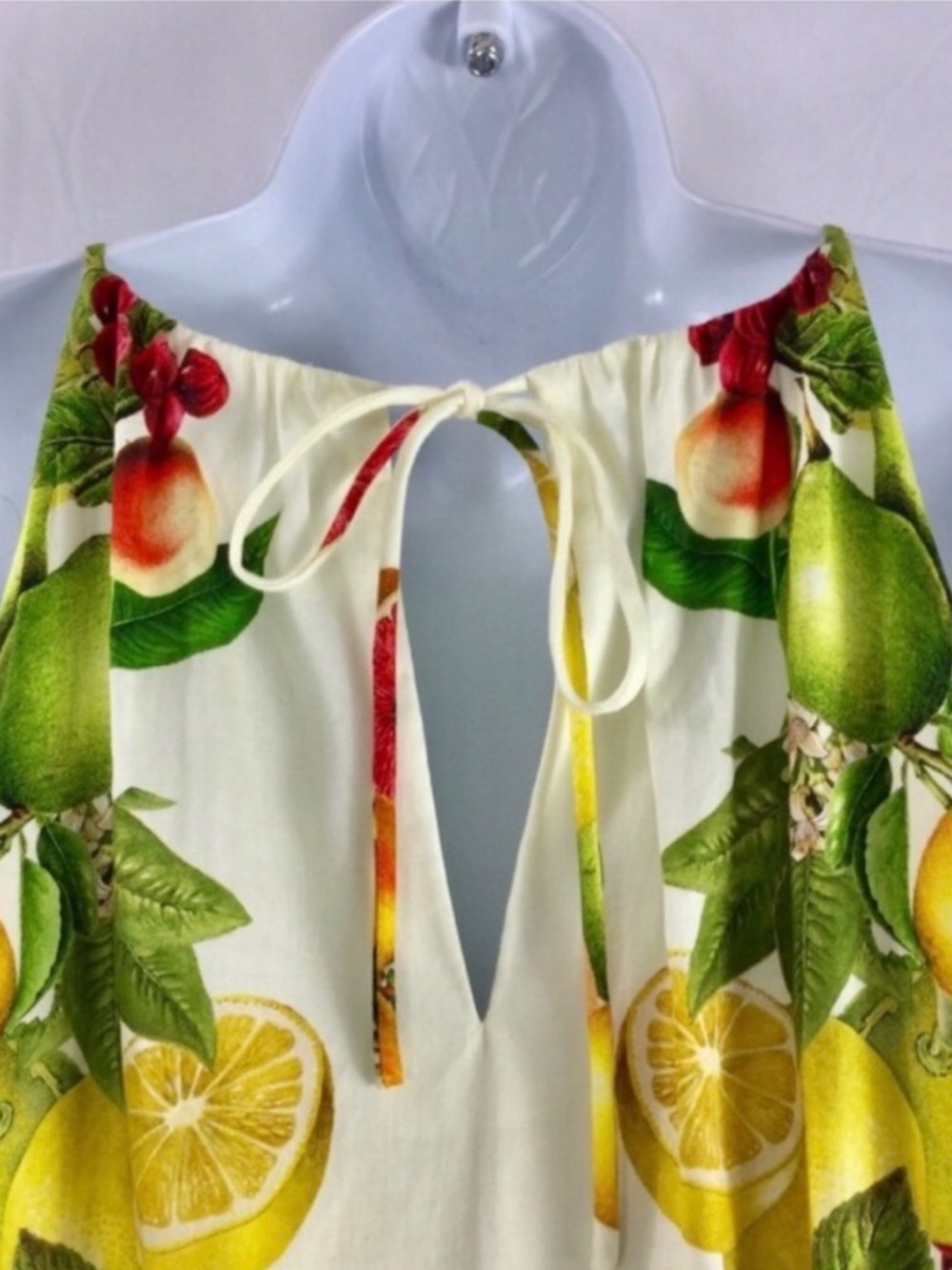 ANTONIO MELANI Antonio Melani Sloan Halter Citrus Print Dress β’ EUC β’ Size 12 - Picture 8 of 16